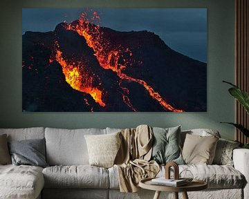 The volcanic eruption by Timon Schneider