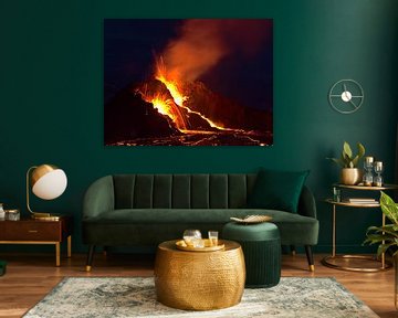 The volcano by Timon Schneider