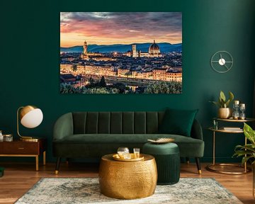 Panorama van Florence van Manjik Pictures