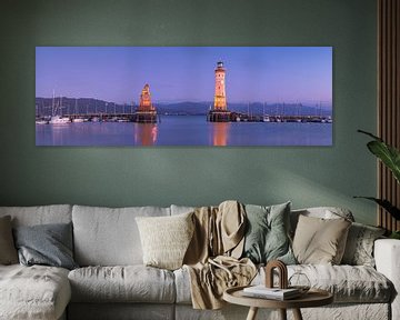 Lindau Lighthouse Panorama by Vincent Fennis