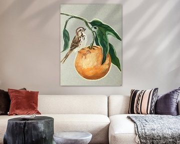 Orange ist die neue Industrie von Helia Tayebi Art