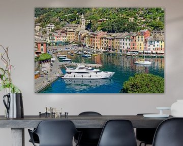 Portofino, Italiaanse Riviera, Ligurië, Italië van Peter Eckert