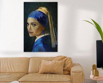 Madonna mit dem Perlenohrring, Gemälde von Atelier Liesjes