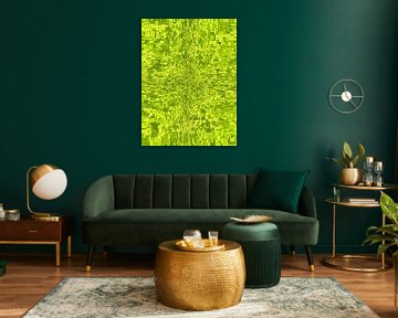 Abstract Style Squares Green Vertical