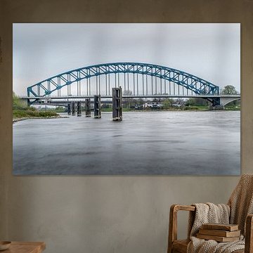Pont bleu de l'IJssel à Hattem