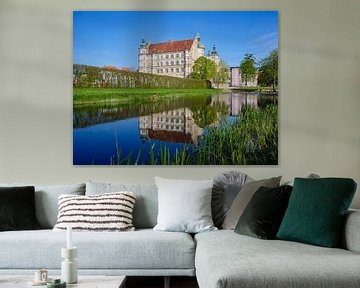 Vue du château de Güstrow dans le Mecklembourg-Poméranie occidentale sur Animaflora PicsStock