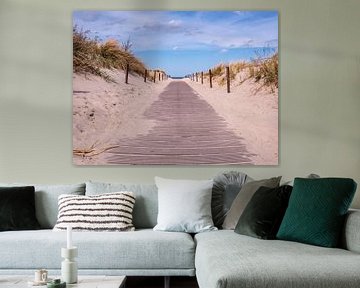Strandweg an der Ostsee in Warnemünde von Animaflora PicsStock