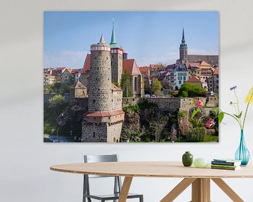 Gezicht op de oude stad van Bautzen in Saksen van Animaflora PicsStock