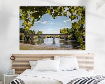 Bridge at Limeuil by Jan van der Knaap