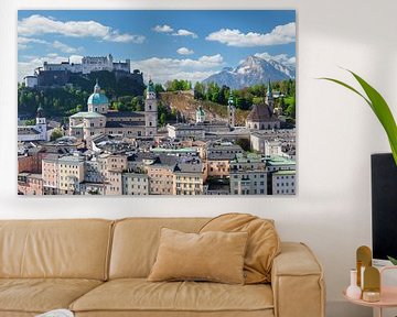 Altstadt von Salzburg mit Festung Hohensalzburg von Markus Lange