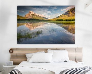 Vermillion lakes in het Banff N.P. van Antwan Janssen