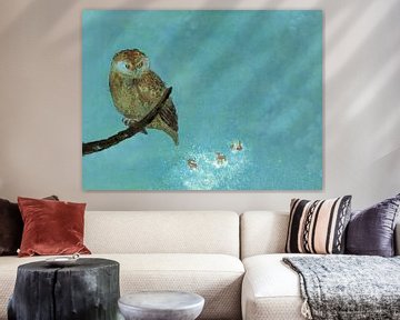 A wise owl by Martine van Nieuwenhuyzen