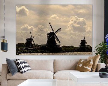 Mühle, Mühlen in Holland von Caroline Drijber