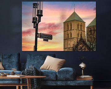 Dawn on the Domplatz and at the Cathedral of Münster by Martijn
