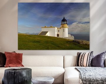 Stoer Head vuurtoren in Schotland. van Babetts Bildergalerie