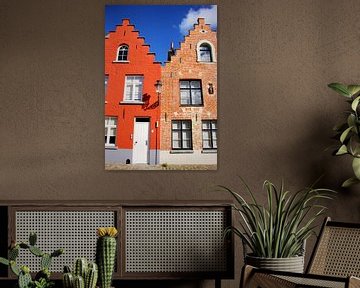 Huizen in Brugge van Alyssa van Niekerk