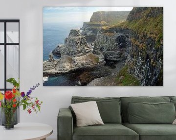 Kliffen van het eiland Rathlin in Noord-Ierland van Babetts Bildergalerie