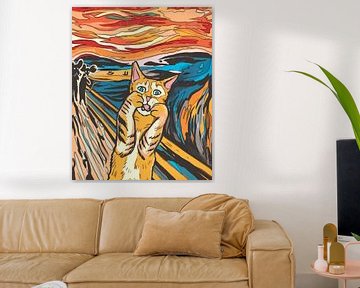 The scream of the cat by LuCreator