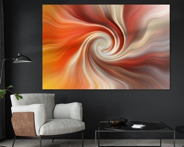 Orange Swirl by Jacqueline Gerhardt