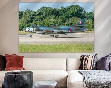 Ready for take-off! Hawker Hunter F.6A (N-294) van de Dutch Hawker Hunter Foundation. van Jaap van den Berg