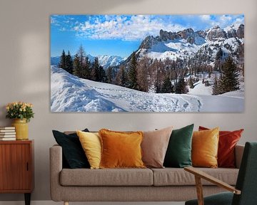 Winterlandschap Rofan Gebergte Tirol van SusaZoom