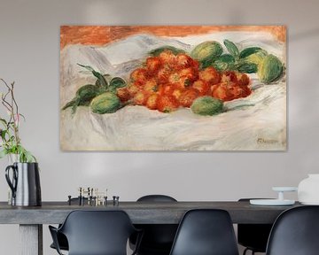 Renoir, Aardbeien en amandelen (1897) van Atelier Liesjes