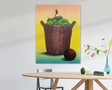 Basket With Apples