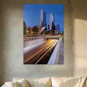 Dynamisch stadsgezicht van Rotterdam 2