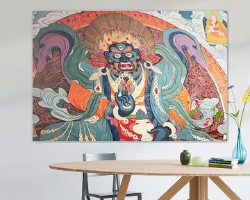 Tibetaanse muurschildering van Your Travel Reporter