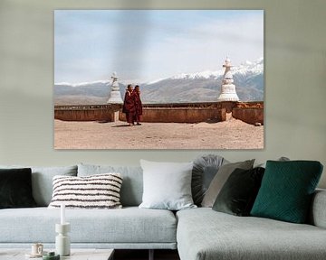 Tibetaanse monniken in Tibet van Your Travel Reporter