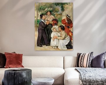 Renoir, Het gezin van de artiest (1896) van Atelier Liesjes