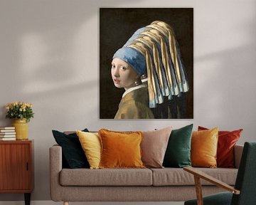Girl with a Pearl Earring duplicated