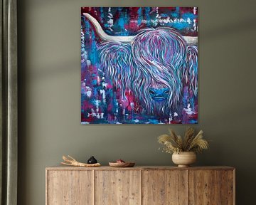 Highland Cow Mc Pia by Christel De Buyser