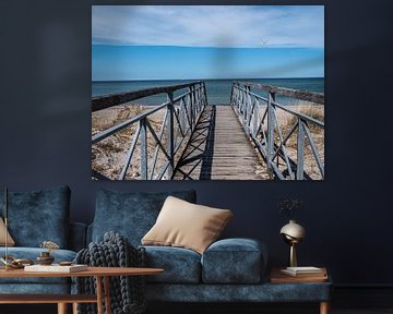 Bridge to the beach at the Baltic Sea by Animaflora PicsStock