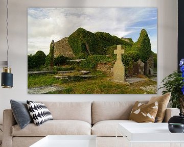 Die Ruinen der mittelalterlichen Kirche von Kilmacreehy
