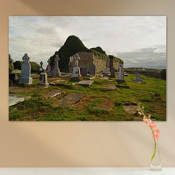 Die Ruinen der mittelalterlichen Kirche von Kilmacreehy