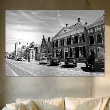 Vianen Utrecht Innere Stadt Schwarz und Weiß von Hendrik-Jan Kornelis