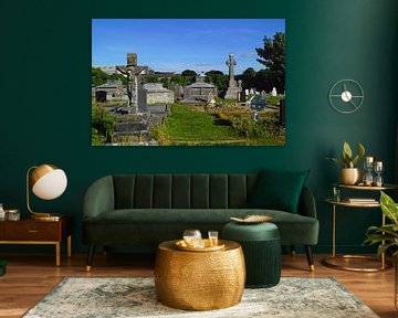 Oude Rath Begraafplaats in Ierland van Babetts Bildergalerie