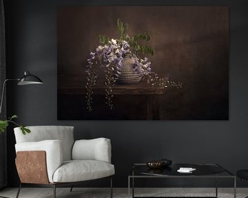 Modern still life wisteria by Silvia Thiel