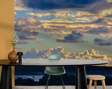 Nebelschwaden, stimmungsvoller Sonnenaufgang über Vilmnitz, Putbus