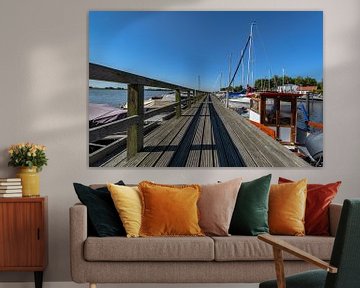 steiger - haven Puddemin op het eiland Rügen van GH Foto & Artdesign