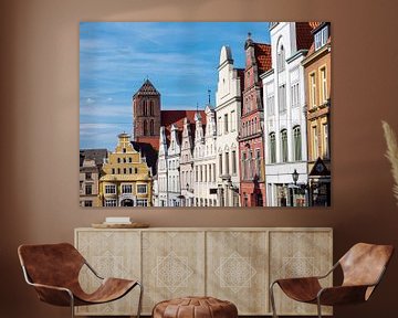 Altstadt von Wismar in Mecklenburg-Vorpommern von Animaflora PicsStock