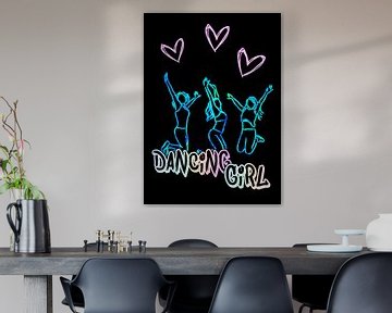 Dancing Girl Tanzen Aerobic Fitness von KalliDesignShop