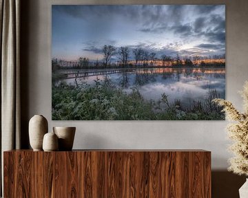 The jetty in the lake by Moetwil en van Dijk - Fotografie