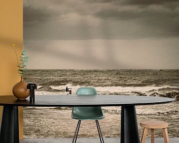 Kitesurfer off Norderney by Steffen Peters