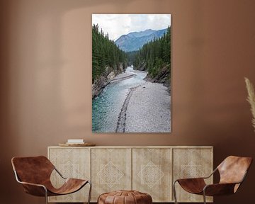 Schmelzwasserfluss im Banff National Park, Kanada von Sofie Bogaert