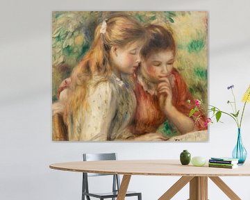 Renoir,lesen (1891) von Atelier Liesjes