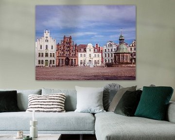 Häuser der Altstadt von Wismar von Animaflora PicsStock