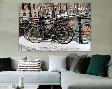 Inner city of Amsterdam Winter