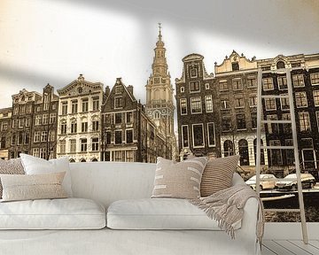 Zuiderkerk Amsterdam Sepia Winter